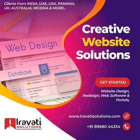 Creative Website Designs | Web development design, Web development infographic, Website design
