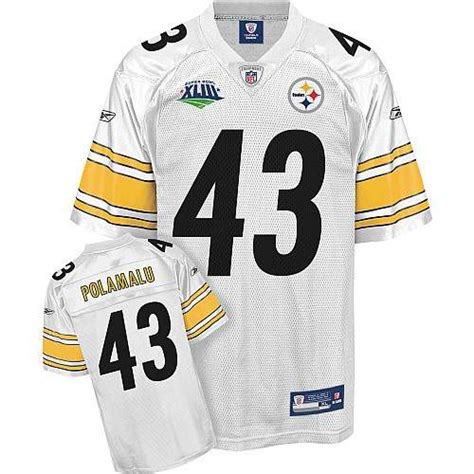 Troy Polamalu Super Bowl Jersey - JERSEYQB