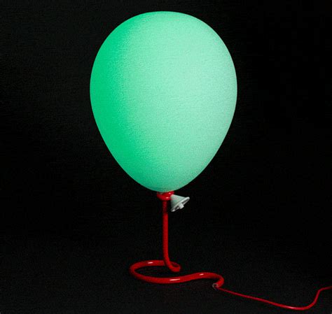 Illuminated Balloon Lamp - The Green Head