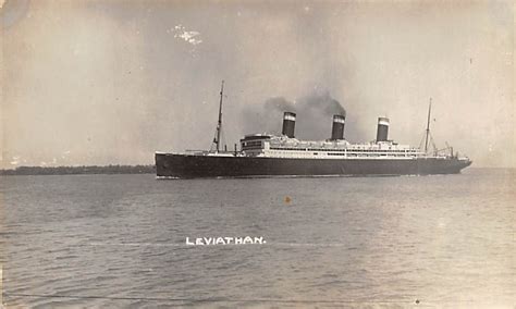 SS Leviathan SS United States Line Ship Postcard | OldPostcards.com