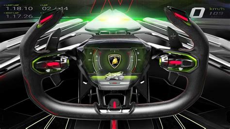 The Lamborghini's V12 Vision Gran Turismo Concept looks like a batmobile from the future ...