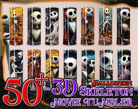 All New 3D Styles Horror Skeleton Movie For Straight & Taper - Inspire ...