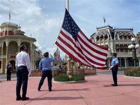 Walt Disney World Resort President Jeff Vahle Attends Flag Retreat ...