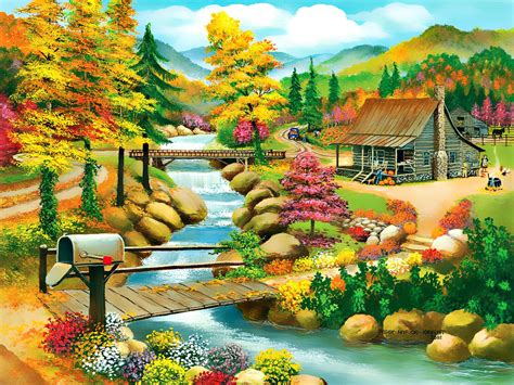 Solve Fall Season jigsaw puzzle online with 130 pieces