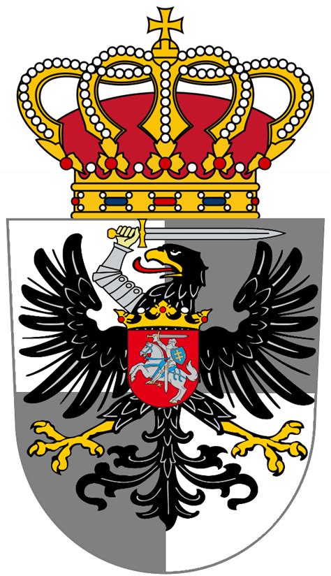 A coat of arms for the Kingdom of Prussia-Lithuania I made a while ago for one of my imaginary ...