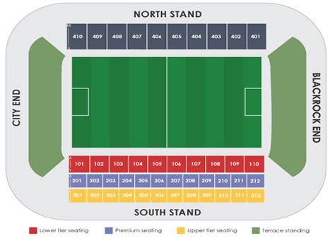 Pairc Ui Chaoimh Seating Plan - Paírc Uí Chaoimh