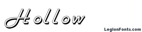 Hollow Font Download Free / LegionFonts