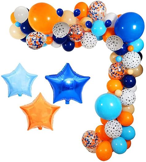 Bluey birthday party supplies ，120Pack Bluey Theme Party Balloons Garland Decorations ...