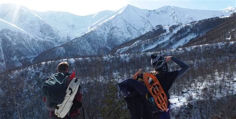 Snowshoeing hiking in the Alps - Trekking Alps