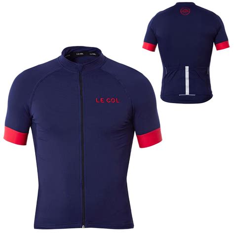 Le Col Pro Cycling Jersey - Navy Red – Classic Cycling