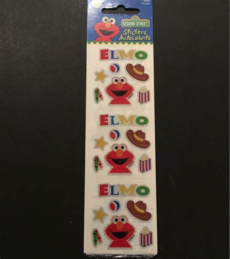 Elmo Shiny Stickers | Elmo, Stickers, Sesame street