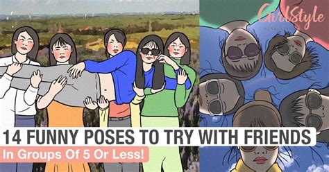 14 Funny Poses To Try With Your Friends In Groups Of 5 Or Less