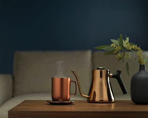 Best Buy: Ember 10 oz. Temperature Controlled Ceramic Mug Copper CM171005US