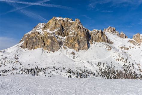 Lagazuoi in the Dolomites stock image. Image of mountains - 109341817