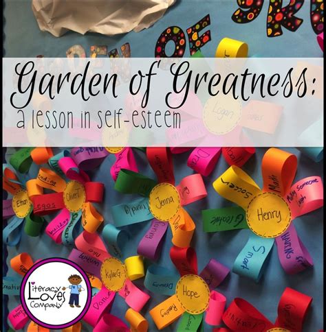 Garden of Greatness: a Lesson on Self-Esteem | Self esteem activities, Self esteem, Self esteem ...