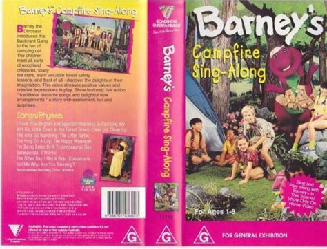 Barney campfire sing along 2001 vhs - microtolf