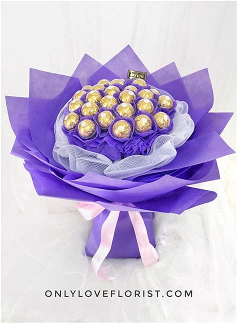 E05 Ferrero Rocher Bouquet sameday flower delivery to Malaysia | Only ...