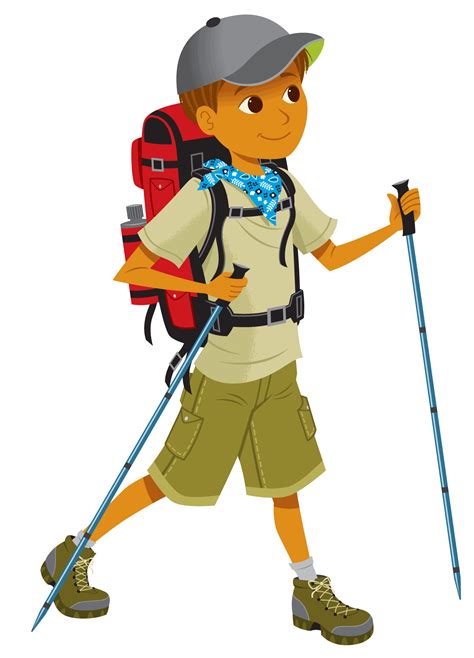 Hiker clipart mountain climber, Hiker mountain climber Transparent FREE for download on ...