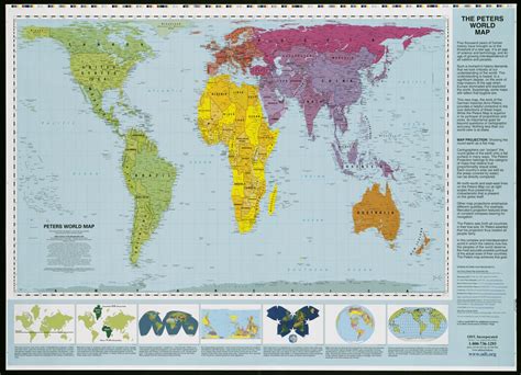 Peters World map - Norman B. Leventhal Map & Education Center