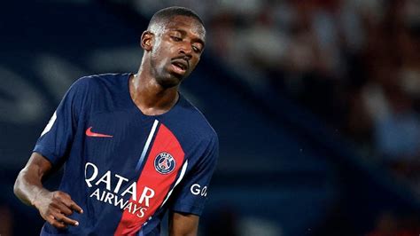 Ousmane Dembele could shift positions under Lucho at PSG