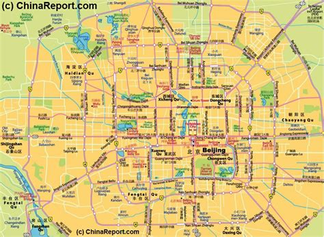 Beijing District Map