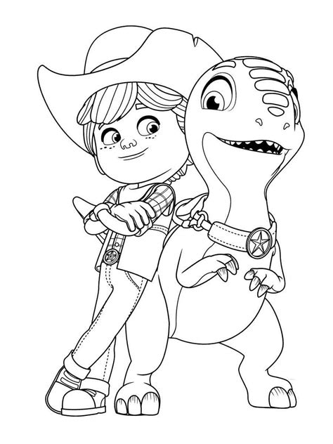 Dino Ranch coloring pages