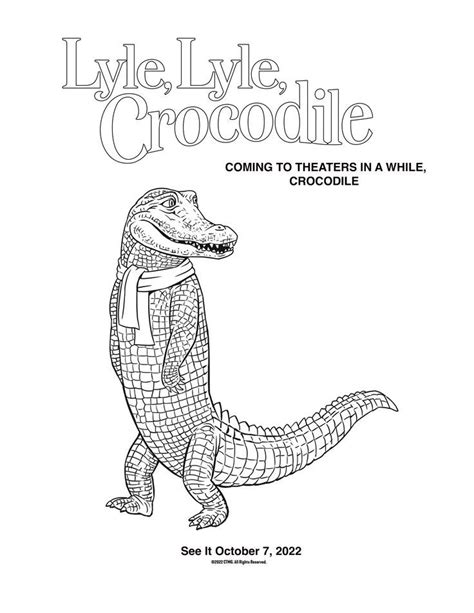 LYLE, LYLE, CROCODILE - Coloring Page | Coloring pages, Lyle, Cool coloring pages