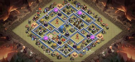 Best War Base TH12 with Link, Hybrid - Town Hall Level 12 CWL Base Copy ...