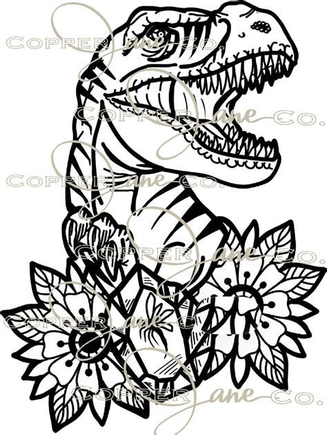 Jurassic Park T-rex W/ Amber Mosquito SVG File digital Download - Etsy