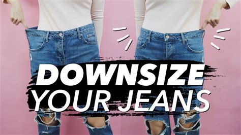 How to Downsize Jeans (Resize Waist & Legs!) | WITHWENDY - YouTube