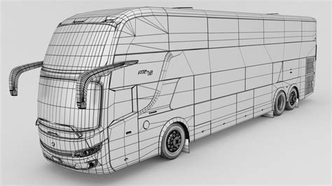 Scania Double Decker Bus - 3D Model by Agungkuncoro