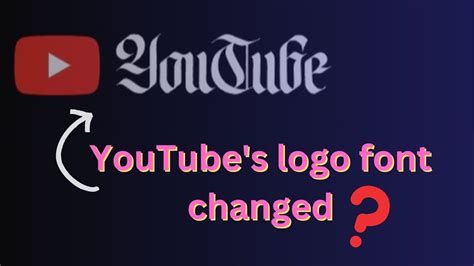 YouTube logo font changed or replaced with a new one - YouTube