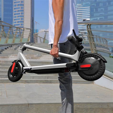 Caroma Electric Scooter, 20 Mph & 25 Miles Range, 10" Honeycomb Tires 500W Commuter Motor ...