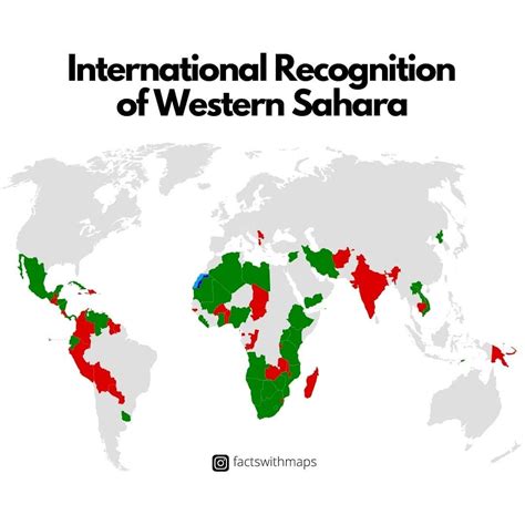 International recognition of Western Sahara... - Maps on the Web