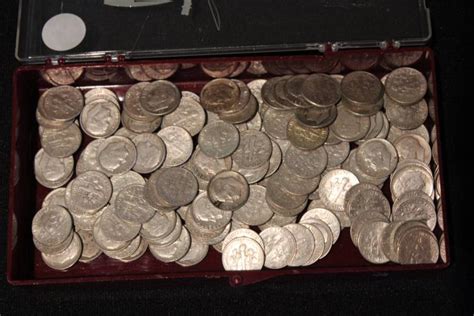 Lot - (150) Silver Roosevelt Dimes