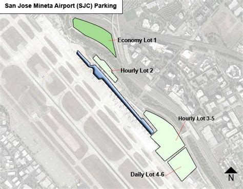 San Jose Mineta Airport Parking | SJC Airport Long Term Parking Rates & Map