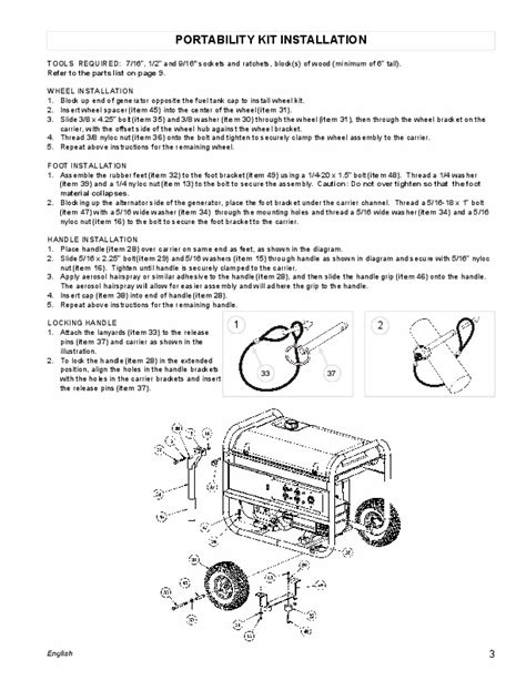 Coleman Powermate PM0497000 Generator Owners Manual