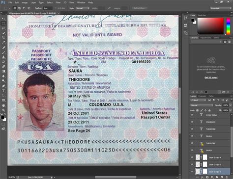 Usa Id Card Template Psd Free Download, You Can Also Refer More On Sample Id Card.