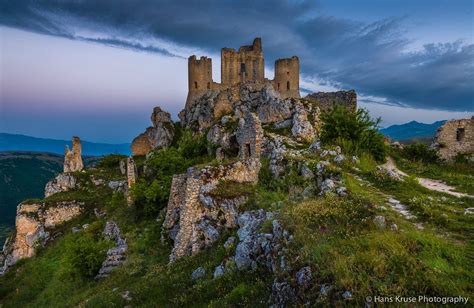 Rocca Calascio in early morning light | Morning light, Places to visit ...