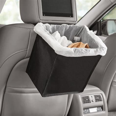 Auto Drive Black Car Seat Trash Bag Fits Most Vehicles Size: 7" x 9.5 ...