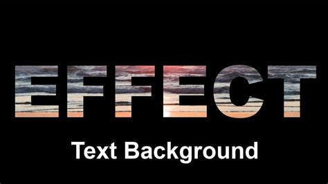 CSS Text Effect with Background Image Overlay - YouTube