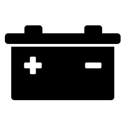 Battery With Positive And Negative Poles Symbols Svg Png Icon Free Download (#19317 ...