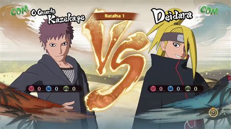 Guerra Ninja - 4° Kazekage Vs Deidara - NARUTO STORM 4 - YouTube