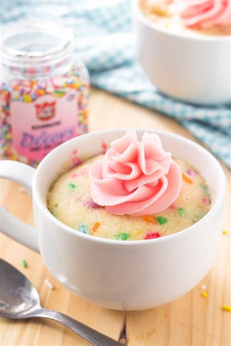 Vanilla Mug Cake - Moist, Flavorful Cake that's Ready in Minutes