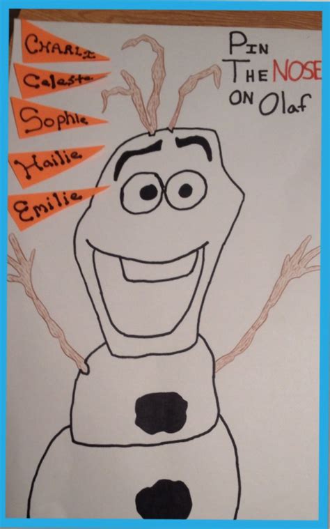 Pin the Nose on Olaf | Character, Fictional characters, Snoopy