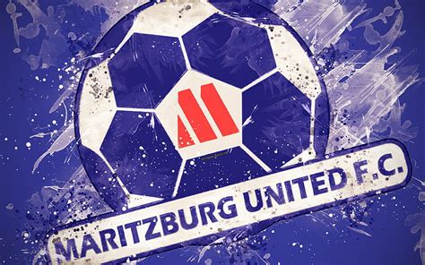 Maritzburg United FC paint art, logo, creative, South African football ...