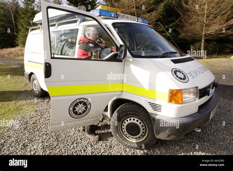 Galloway Mountain Rescue vehicle ambulance Scotland UK Order of St John Mountain Rescue Support ...