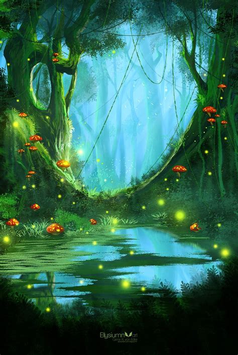 ArtStation - Fairy Forest, Gene Raz von Edler | Forest fairy, Fairy background, Fairy wallpaper