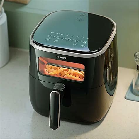 Philips Air Fryer with Digital Window, 5.6 L, Black, HD9257/80 Online at Best Price | Health ...