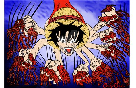 Luffy Gum Gum Gatling by CivillyBarbaric on DeviantArt